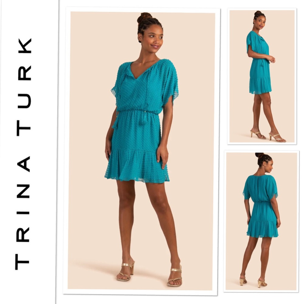 Trina Turk Teal Dress